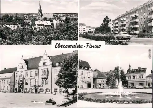 Eberswalde Kirche, Wildparkstraße, Rathaus, Platz der Freundschaft 1974