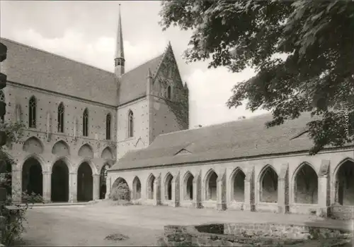 Ansichtskarte Chorin Kloster - Innenhof 1974