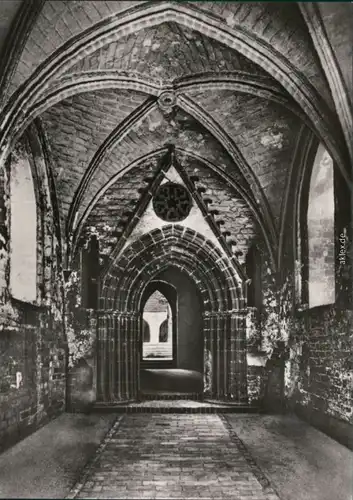 Ansichtskarte Chorin Kloster - Hauptportal 1974