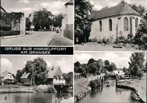 Himmelpfort-Fürstenberg/Havel Stadtmauer, Klosterkirche, Kanal, Schleuse 1973