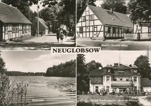 Neuglobsow-Stechlin Straße, Theodor-Fontane-Haus, Dagowsee, Erholungsheim 1973