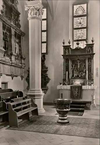 Ansichtskarte Rheinsberg (Mark) Kirche - Bredow'sches Grabmal 1971