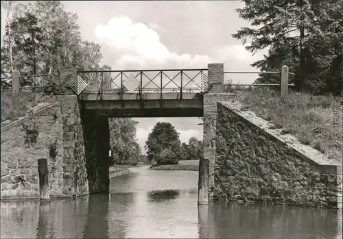 Ansichtskarte Rheinsberg (Mark) Schlabornbrücke 1975