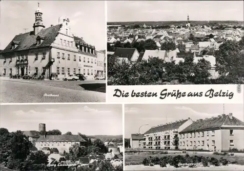 Bad Belzig Rathaus, Panorama, Burg Eisenhardt, Goethestraße 1971