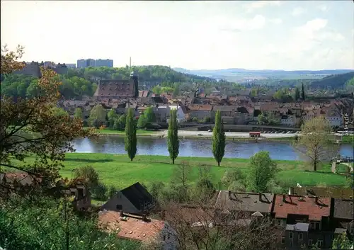 Ansichtskarte Pirna Blick auf die Stadt 1995