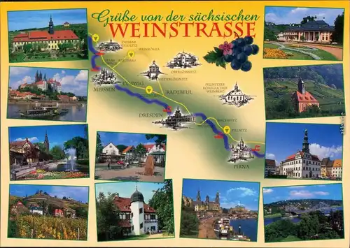 Dresden Entlang der Weinstraße - Städte an der Elbe und der Weinstraße 1995