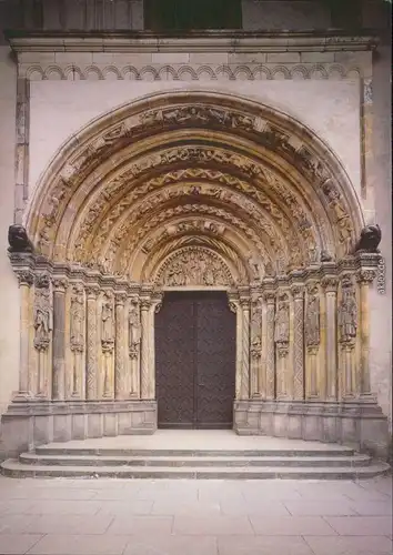 Freiberg (Sachsen) Dom St. Marien - Romanisches Portal "Goldene Pforte" 2001