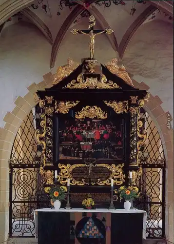 Ansichtskarte Freiberg (Sachsen) Dom St. Marien - Altar 2000