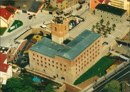 Ansichtskarte Zabeltitz-Großenhain Luftbild - Schloss mit Bergfried 2002