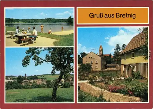 Bretnig-Hauswalde Freibad Buschmühlenteich 1990
