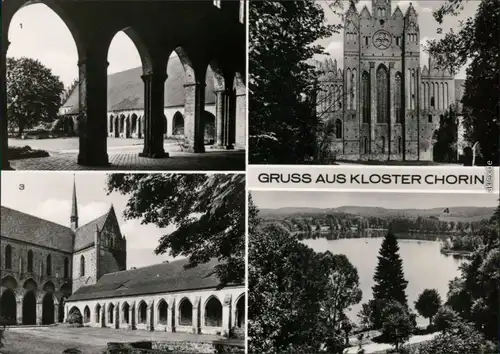 Ansichtskarte Chorin Kloster 1974