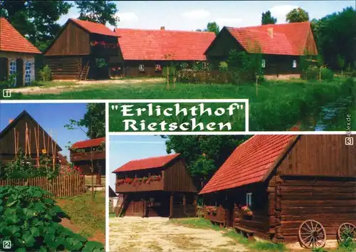 Rietschen (Oberlausitz) Rěčica Schrotholzhäuser Erlichthof 1998