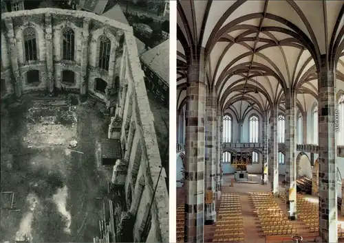 Schneeberg (Erzgebirge) StKirche - Zerstörung 1945, Wiederaufbau bis 1998 1999