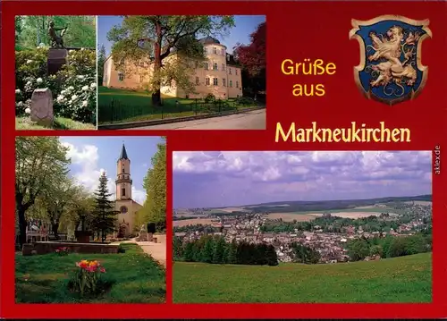Markneukirchen Geigenmacherdenkmal, Musikinstrumentenmuseurn, Kirche 2002