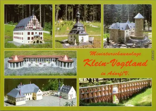 Ansichtskarte Adorf (Vogtland) Miniaturschauanlage Klein-Vogtland 2002