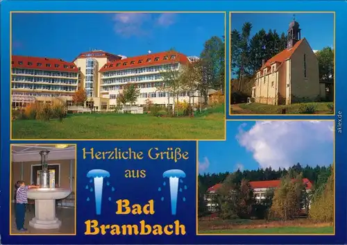 Bad Brambach Klinik, Sankt-Walburgen-Kapelle, Wettinquelle, Vogtlandklinik 2002