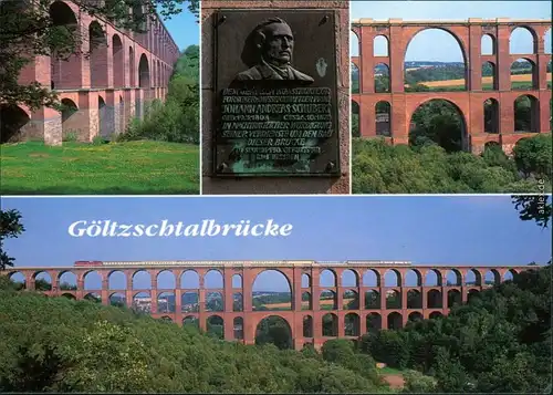 Ansichtskarte Netzschkau (Vogtland) Göltzschtalbrücke 2000