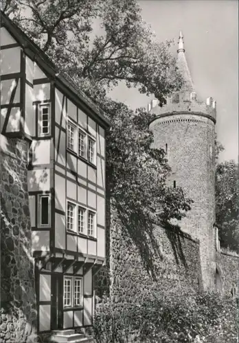 Ansichtskarte Neubrandenburg Wiekhaus mit Fangelturm 1974