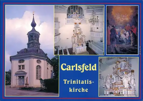 Ansichtskarte Carlsfeld-Eibenstock Trinitatiskirche 2002