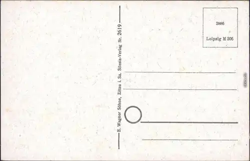 Ansichtskarte Zittau Blumenuhr 1955