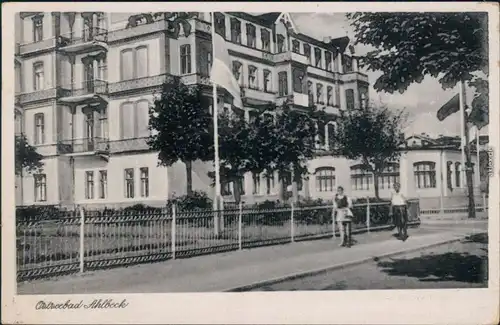 Ansichtskarte Ahlbeck (Usedom) Kuranlage 1959