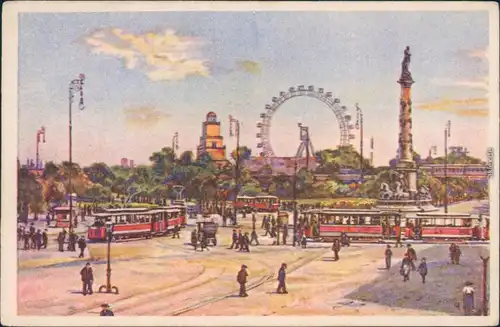 Ansichtskarte Wien Praterstern 1920