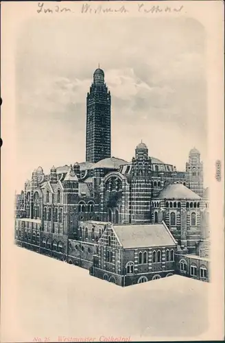 Ansichtskarte London Westminster Cathedral 1910