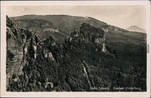 Ansichtskarte Schmilka Großer Winterberg 1957