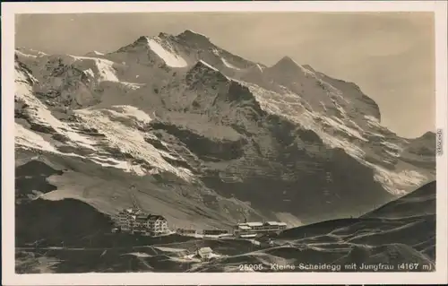 Ansichtskarte Grindelwald Kleine Scheidegg mit Jungfrau 1931