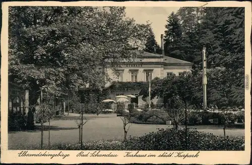 Ansichtskarte Bad Schandau Kurhaus-Parkhotel 1940