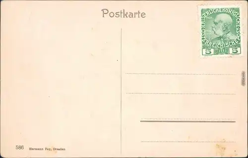 Jonsdorf (CZ) Janov Edmundsklamm /  Fuchsstein 1913