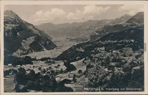 Ansichtskarte Meiringen Panorama 1931