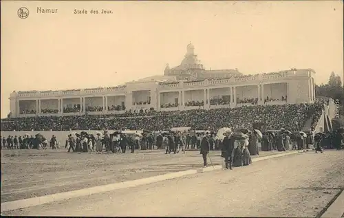 Namur Namen  Nameûr Stade des Jeux/Stadion mit vielen Besuchern 1910