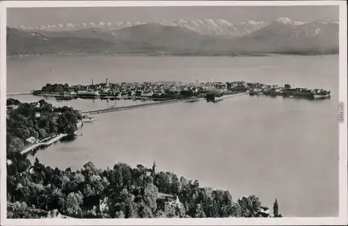 Ansichtskarte Lindau (Bodensee) Luftbild 1955