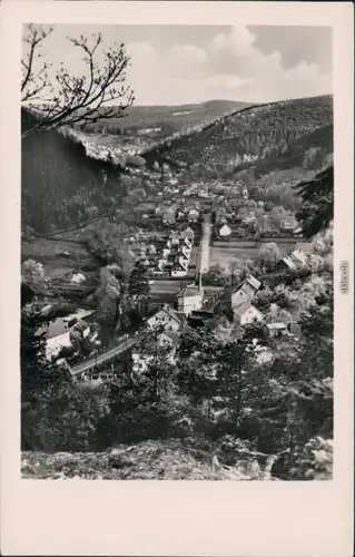 Ansichtskarte Oberhof (Thüringen) Blick auf den Ort x 1955