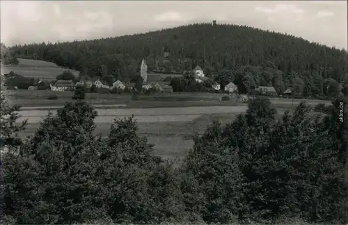 Ansichtskarte Schönberg am Kapellenberg-Bad Brambach Blick auf den Ort 1965