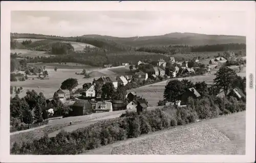 Sohl Bad Elster Panorama Foto Ansichtskarte Vogtland g1957