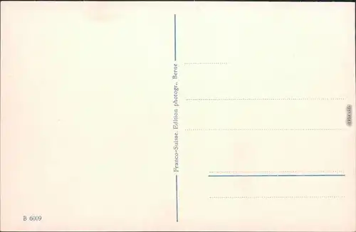 Ansichtskarte Gsteigwiler Schynigen Platte - Bergmassiv 1930