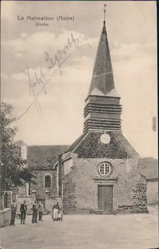 CPA La Malmaison Kirche 1910