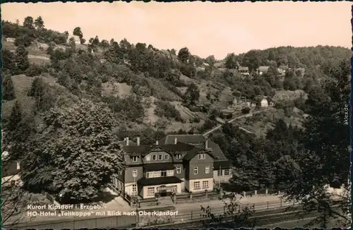 Ansichtskarte Kipsdorf-Altenberg (Erzgebirge) HO-Hotel "Tellkoppe" 1964