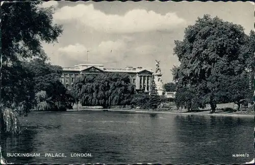 Ansichtskarte London Buckingham Palace 1959