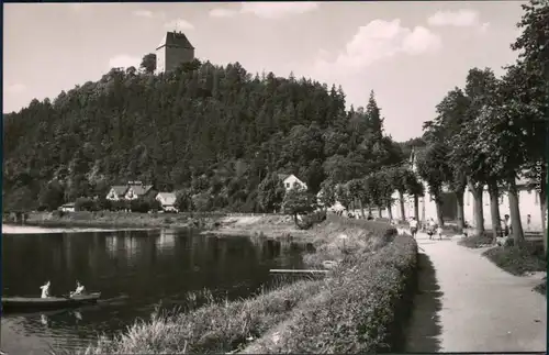 Ansichtskarte Ziegenrück/Saale Dr. Reif Promenade 1962