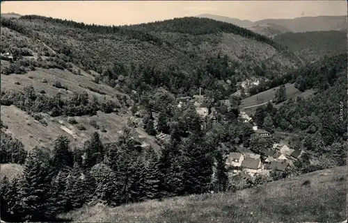 Ansichtskarte Oelze-Katzhütte (Schwarzatal) Panorama 1964