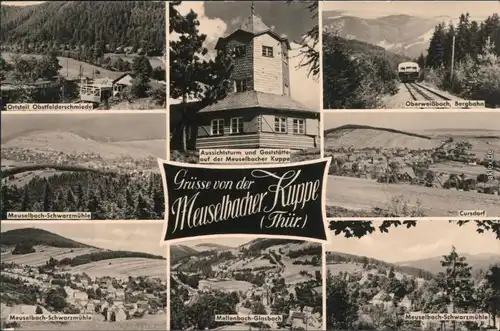 Ansichtskarte Meuselbach-Schwarzmühle Meuselbacher Kuppe 1963