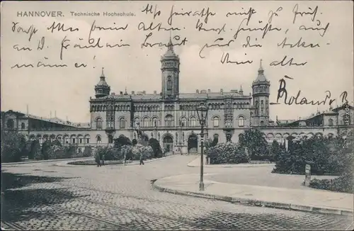 Ansichtskarte Hannover Technische Hochschule 1907