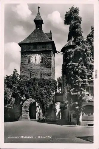 Ansichtskarte Konstanz Schnetztor 1932