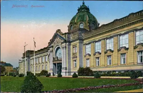 Ansichtskarte Düsseldorf Kunstpalast 1905