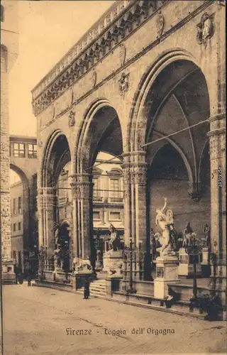 Ansichtskarte Florenz Firenze Loggia dell