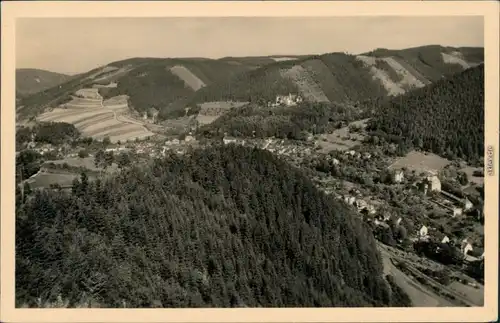 Ansichtskarte Leutenberg Panorama-Ansicht 1956