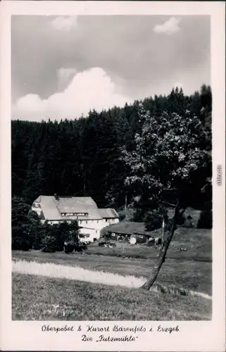 Ansichtskarte Oberpöbel-Dippoldiswalde Gasthaus Putzmühle 1960